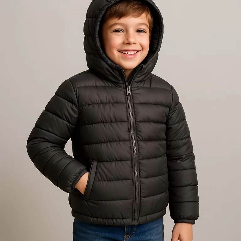 Jaqueta Infantil Masculina Capuz Peluciada Casaco 
