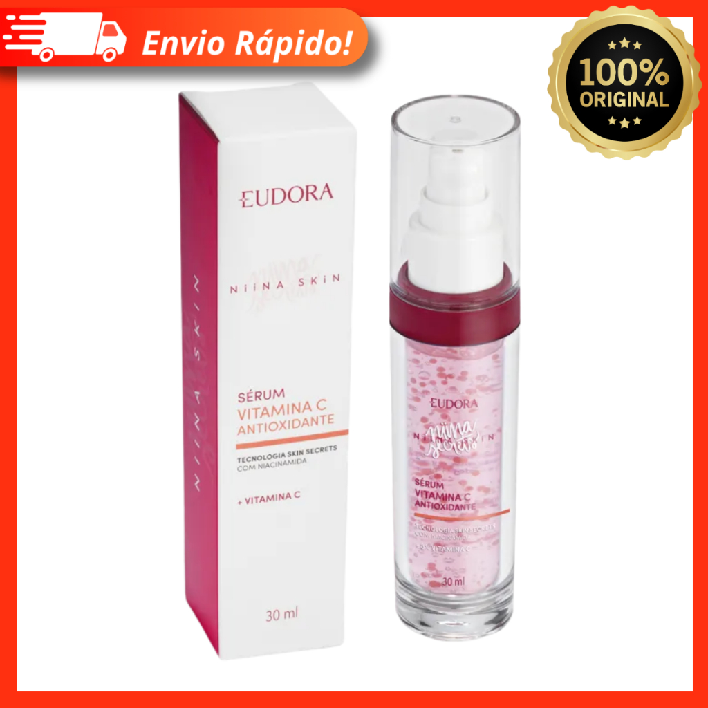 Sérum Facial Antioxidante Vitamina C Niina Secrets 30 ml – Diminui Os Poros – Eudora