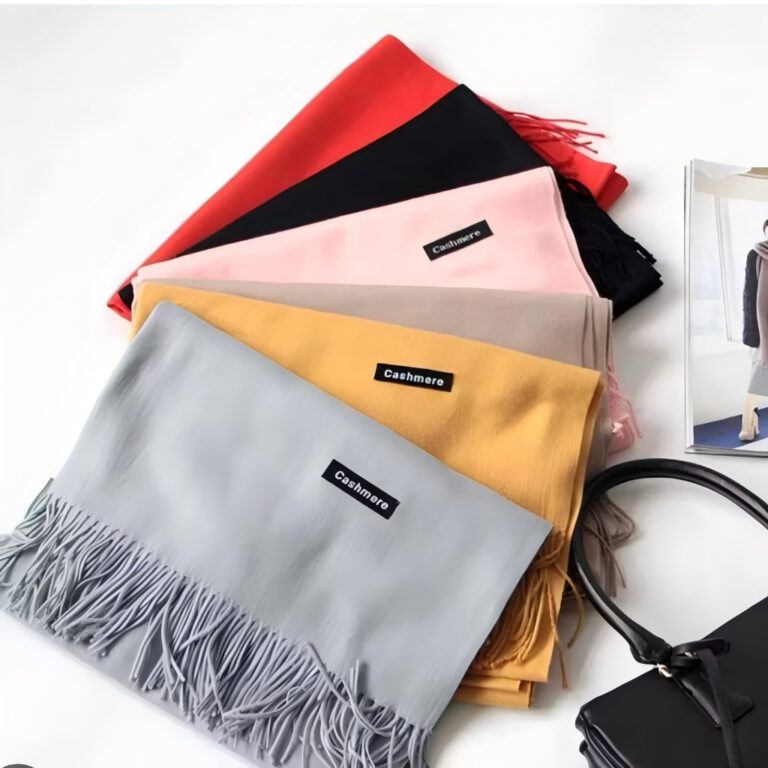 KIT 5 Cachecol Inverno Lenço Pashmina Caixa Cega 