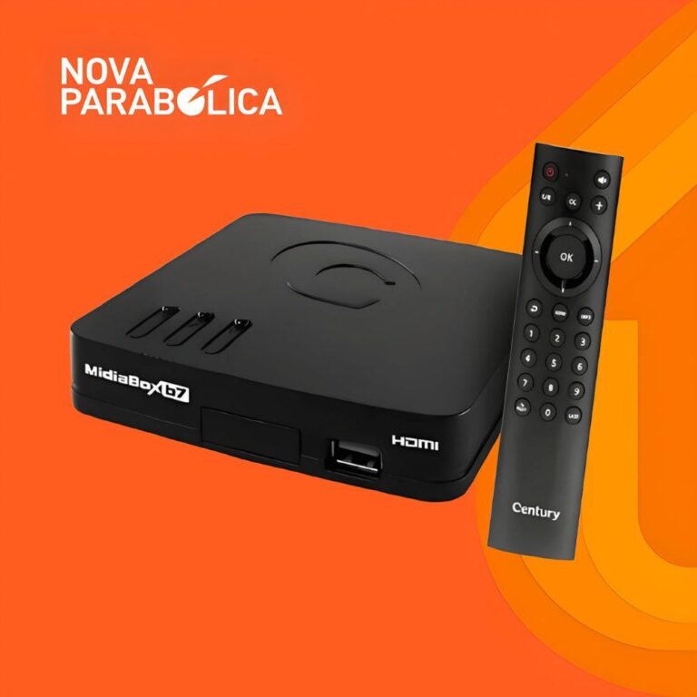 Receptor Nova Parabólica Midiabox B7 Century