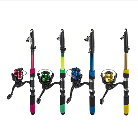 Kit 4 Varas De Pesca 60-120lbs Completo Com Carret