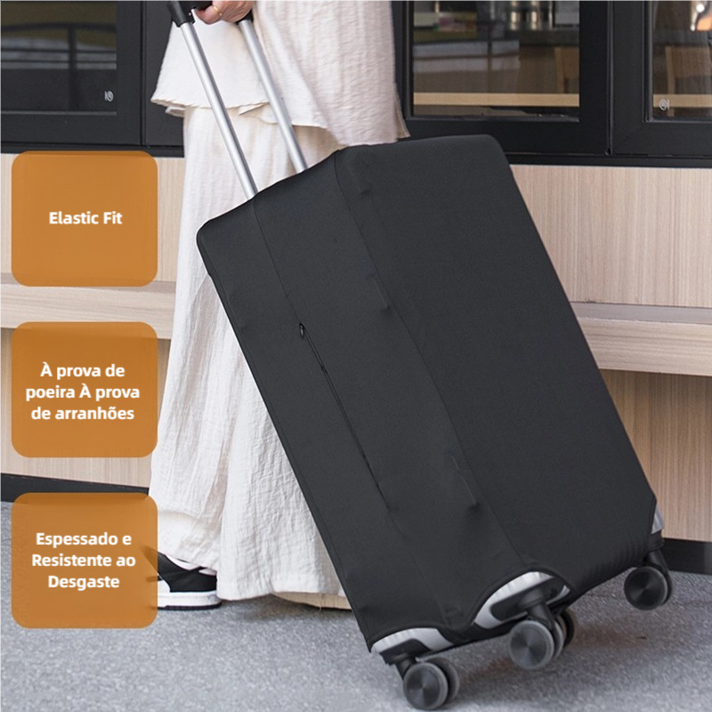 Capa Protetora Crazy Bag : Protetor Contra Poeira Para Mala De Viagem De Cor Sólida Bagagem De 18 A