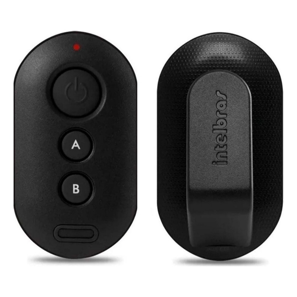 Controle Portão Alarme Intelbras Xac 4000 Preto Com Bateria