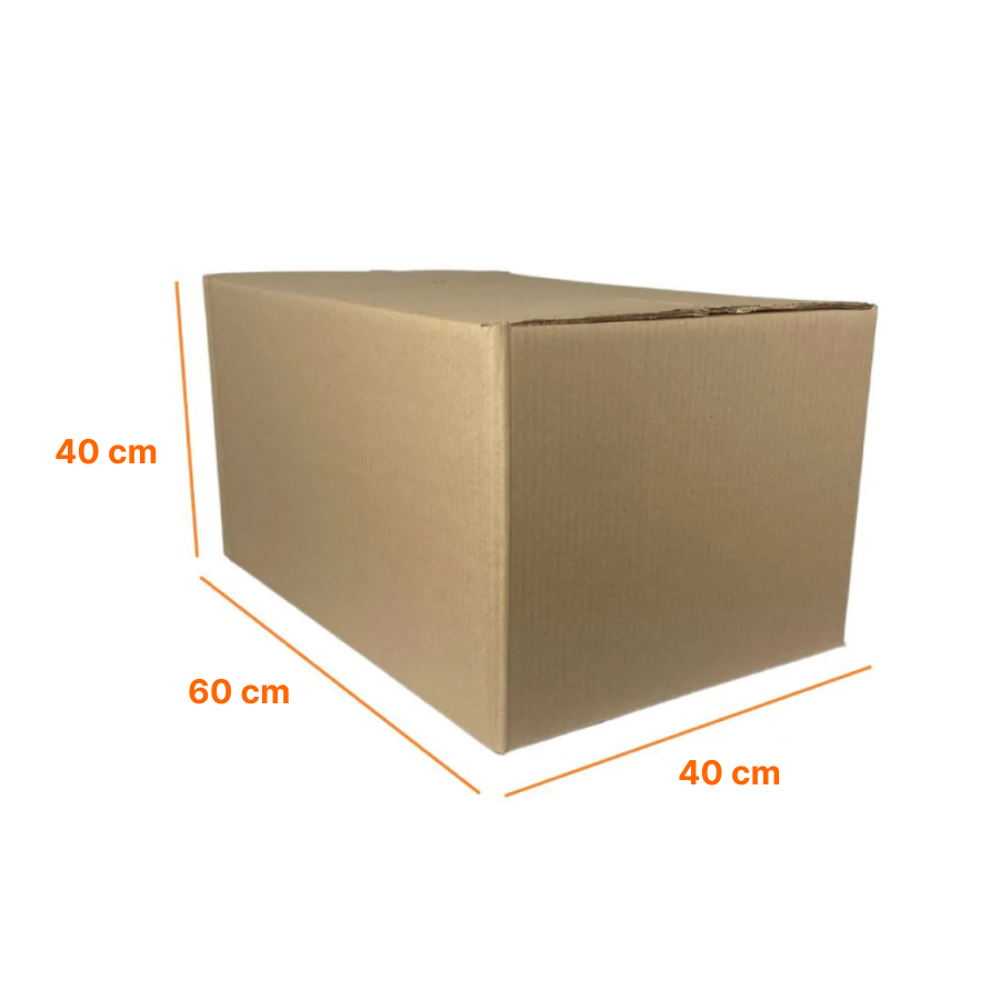 Kit Mudança 05 Caixas De Papelão 60x40x40 SemiNova (MEDIDA APROXIMADA)