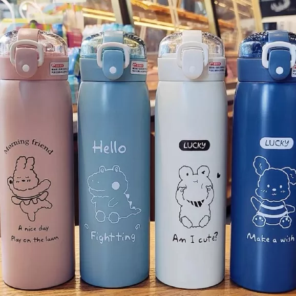 Garrafa Squeeze Térmica Infantil Criança E Adult
