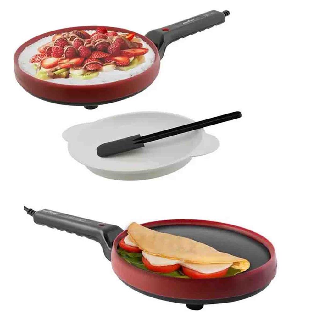 KIT 2  panquequeira eletrica antiaderente tapioca omelete