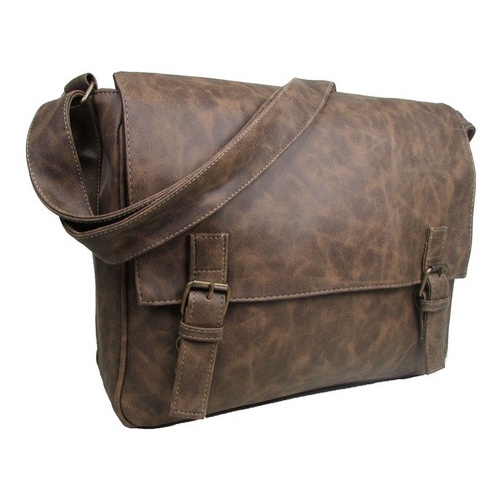 Bolsa Notebook Pasta Carteiro Transversal em Sint