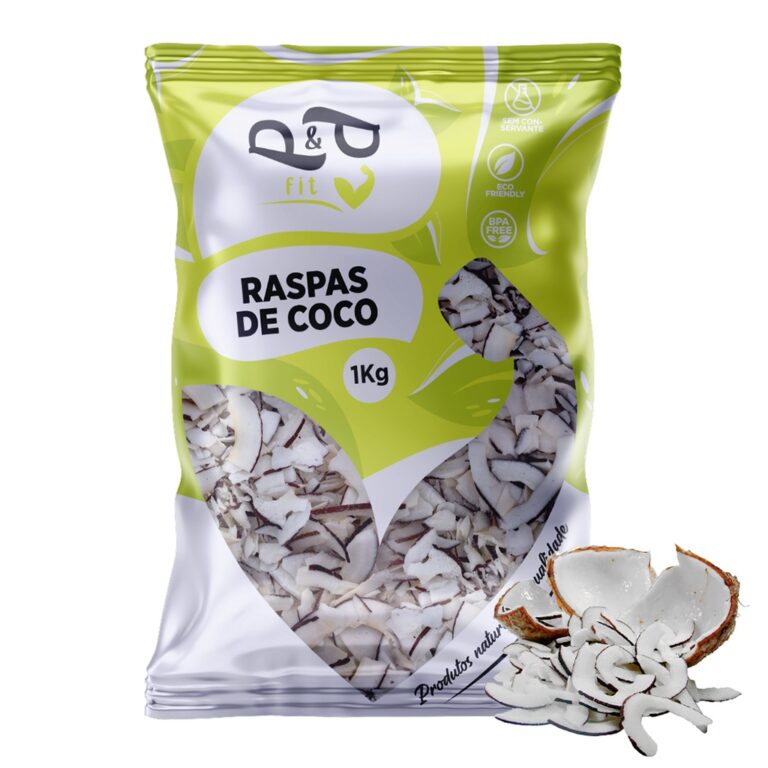 Raspas de Coco Chips Natural Sem Borda 1Kg –