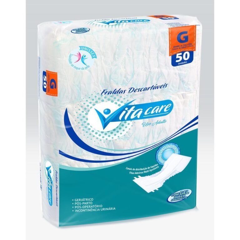 FRALDAS VITA PLUS SENIOR HIPER G (50 UNIDADES) NOV