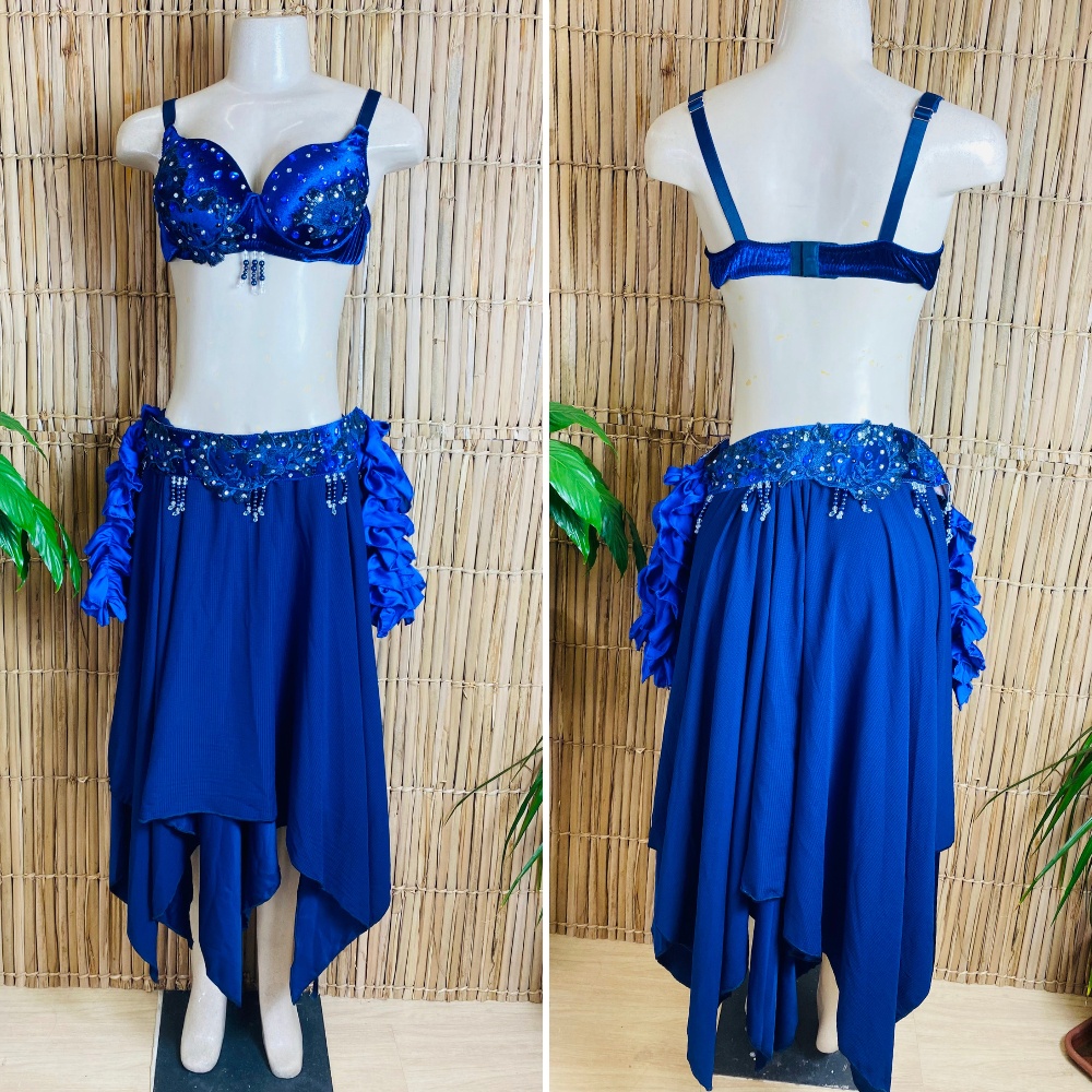 [Liquidação] Dança do Ventre Traje  Bordado Completo – GG-46 –  Pronta Entrega – TPCL-595
