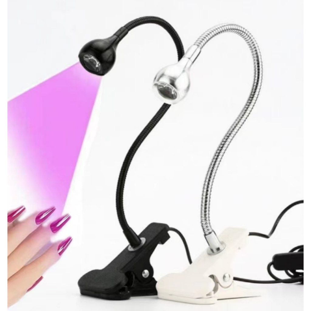 Mini cabine Luminária De Mesa UV Ultravioleta  Com Garra Presilha Para Manicure Galaxy
