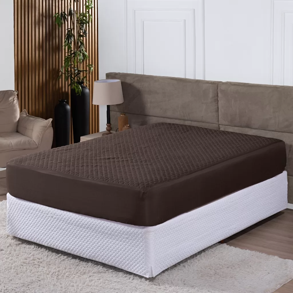 Protetor Para Colchão Casal Padrão Impermeável Avulso Cama Box
