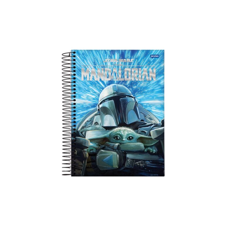 Caderno Mandalorian Capa Dura Universitário 160fl