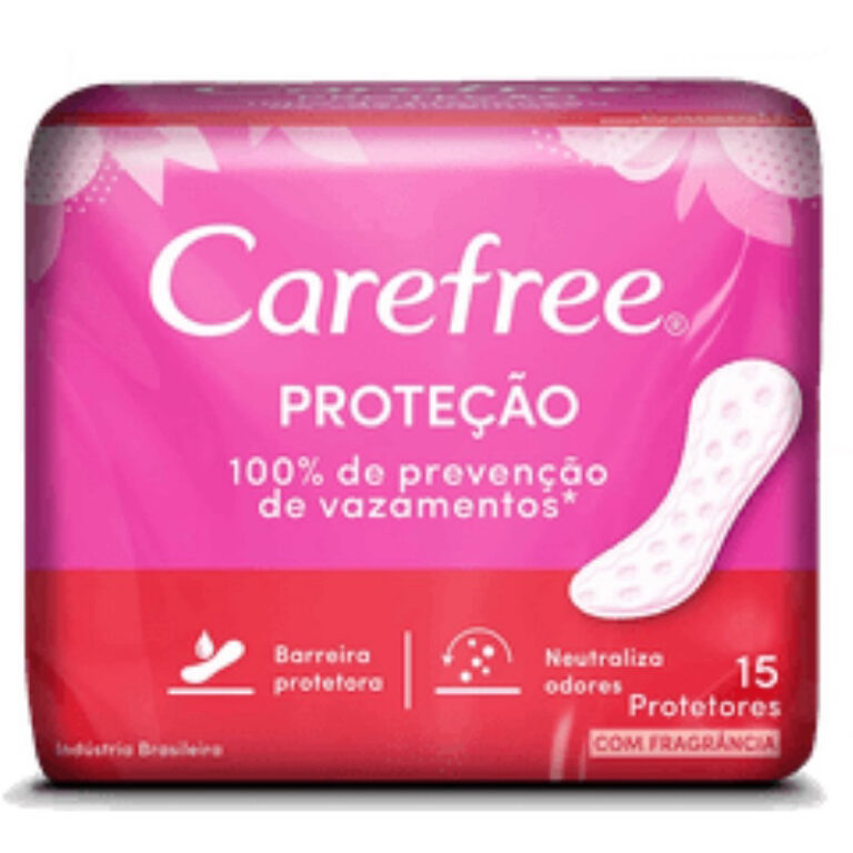 Protetor Diário Carefree com 15 unidades – 