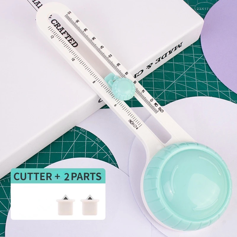 Cortador rotativo  Circular 10-32 Cm De Papel Ajustável Portátil Papelaria Encaderção Scrapbook Guil