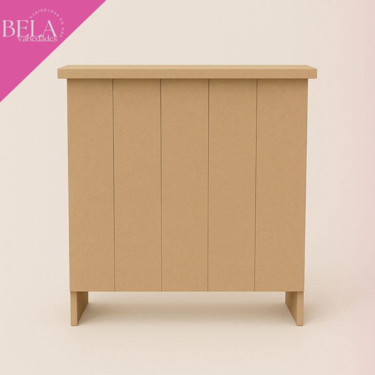 Mesa Compacta Lisa Desmontável Mdf Cru Fake