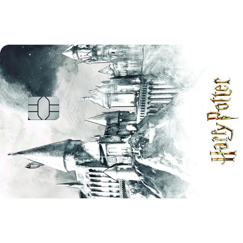 adesivo cartão crédito débito Harry Potter Hogwarts magia Potter Head bruxo