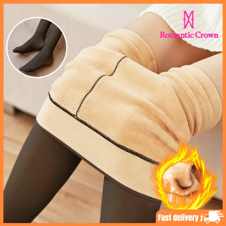 ROMANTIC CROWN Meia-Calça Térmica Forrada Peluci