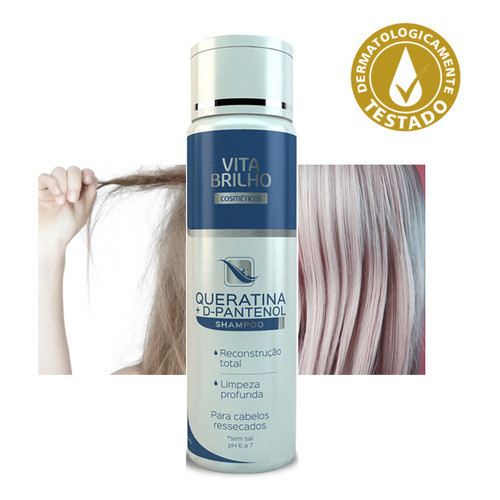 Shampoo Queratina + D-pantenol 300ml