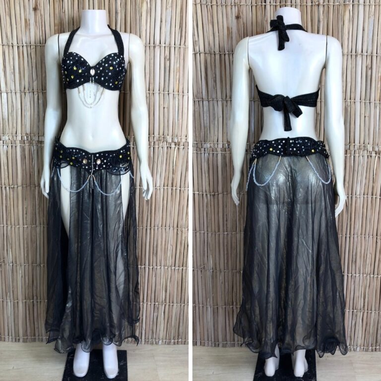 [Liquidação] Dança do Ventre Traje Bordado Comp