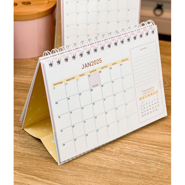 CALENDÁRIO A5 – GRANDE DE MESA – 2025