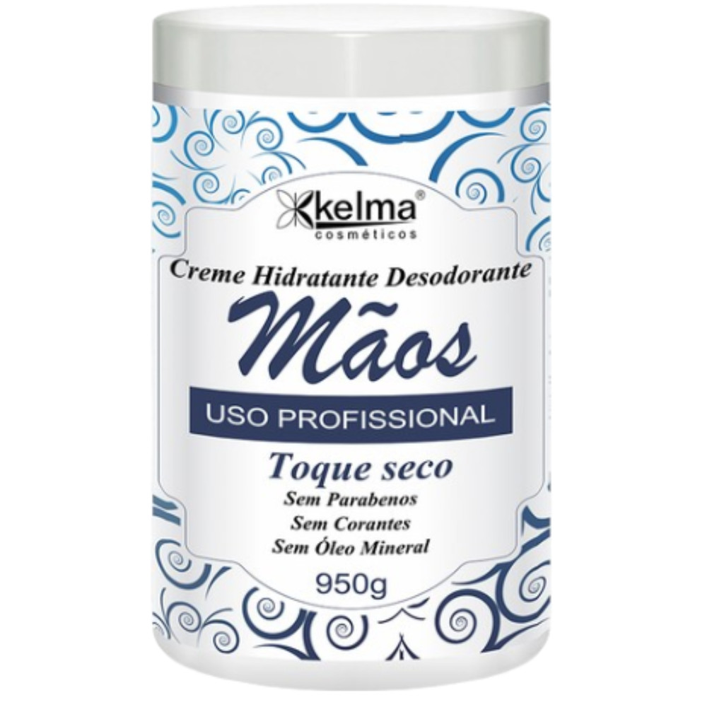 KELMA CREME HIDRATANTE DESODORANTE MÃOS 950G
