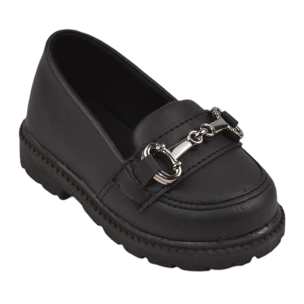 Sapatilha Mocassim Infantil Menina Blogueirinhas Antiderrapante Bridão Oxford Verniz Feminino Crianç