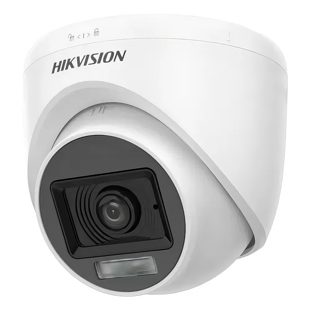 Câmera de segurança Hikvision ANALOGICA Audio luz dupla 1080p DS-2CE76D0T-LPFS