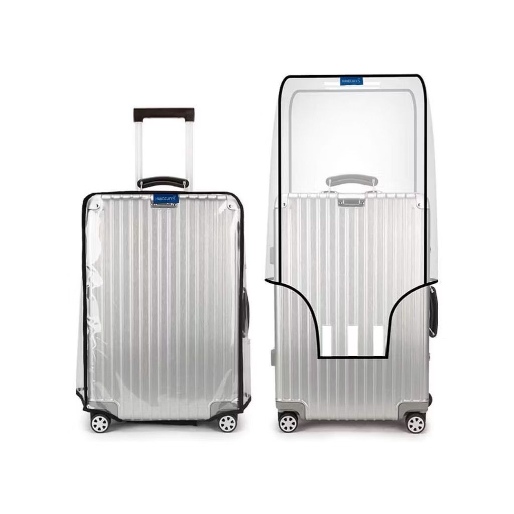 Capa De Mala Transparente Em Pvc À Prova Dágua, Protetor De Viagem Para Malas