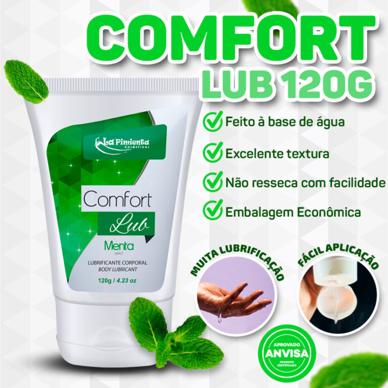 LUBRIFICANTE COMFORT 120 TOQUE NATURAL E CONFORTÁ