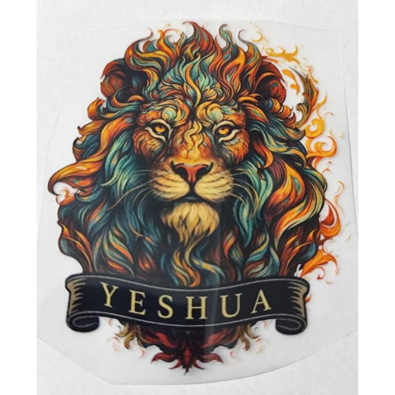 kit estampas DTF para camisetas Leão Yeshua  5 ou