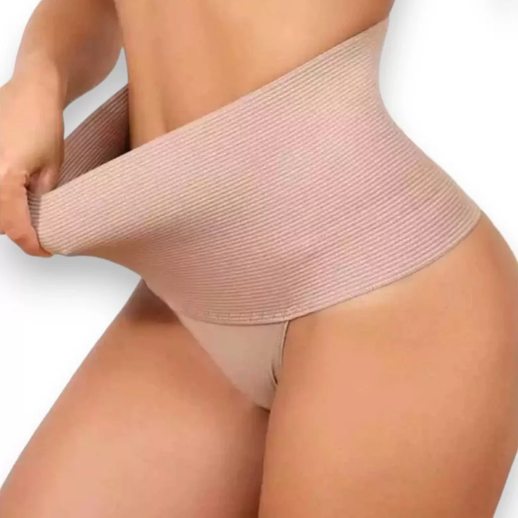 Calcinha Cinta Modeladora Lateral Pós-Parto Redutora de Medidas Zero Barriga