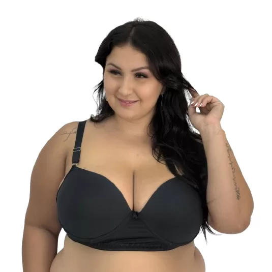 Sutiã lingerie Bojo Plus Size Microfibra Conforto