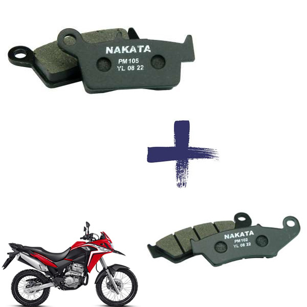 Kit Pastilha De Freio Dianteira e Traseira Xre 300