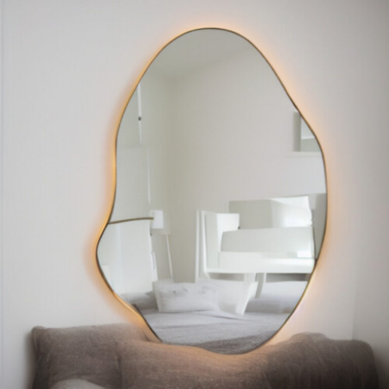 Espelho Orgânico Com Led Mykonos Sem Fio BATERIA 