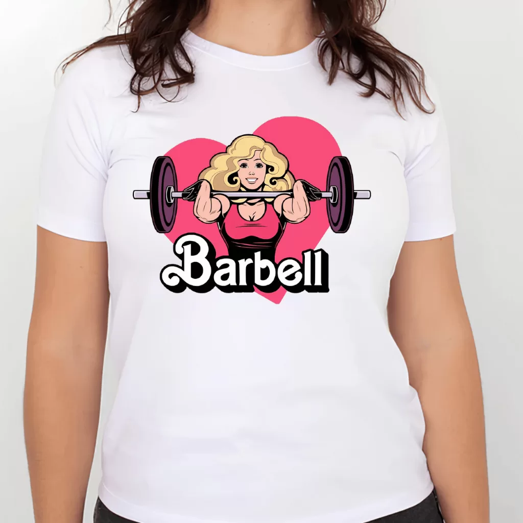 Camiseta Treino Academia – barbell – academia