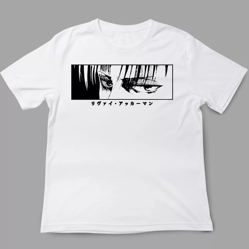 Camiseta Anime – Lev Desenho, Titan, Shingeki Kyojin