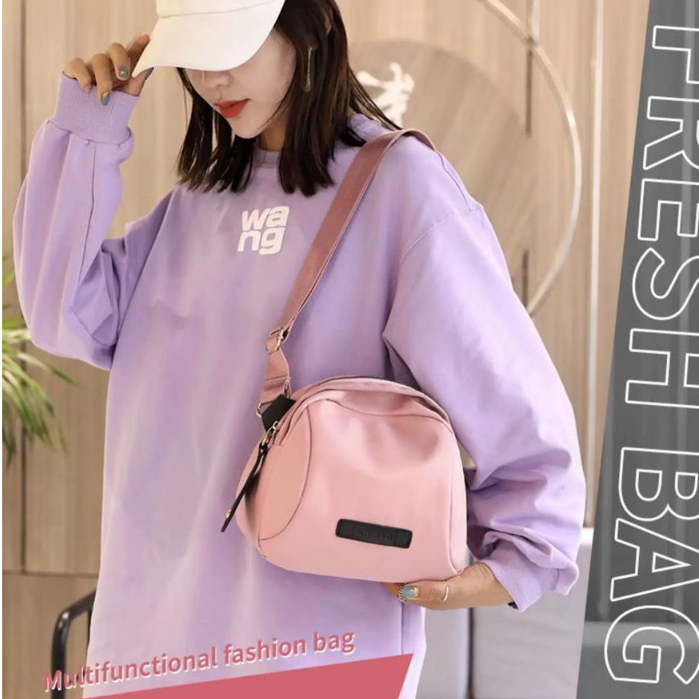 Bolsa Transversal Feminina Pequena Nylon De Ombro 