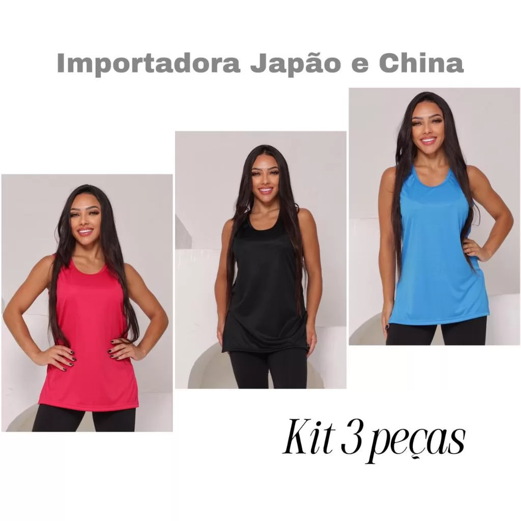 KIT 3  REGATA CAMINHA TAPA BUMBUM VESTLEGGING LISA