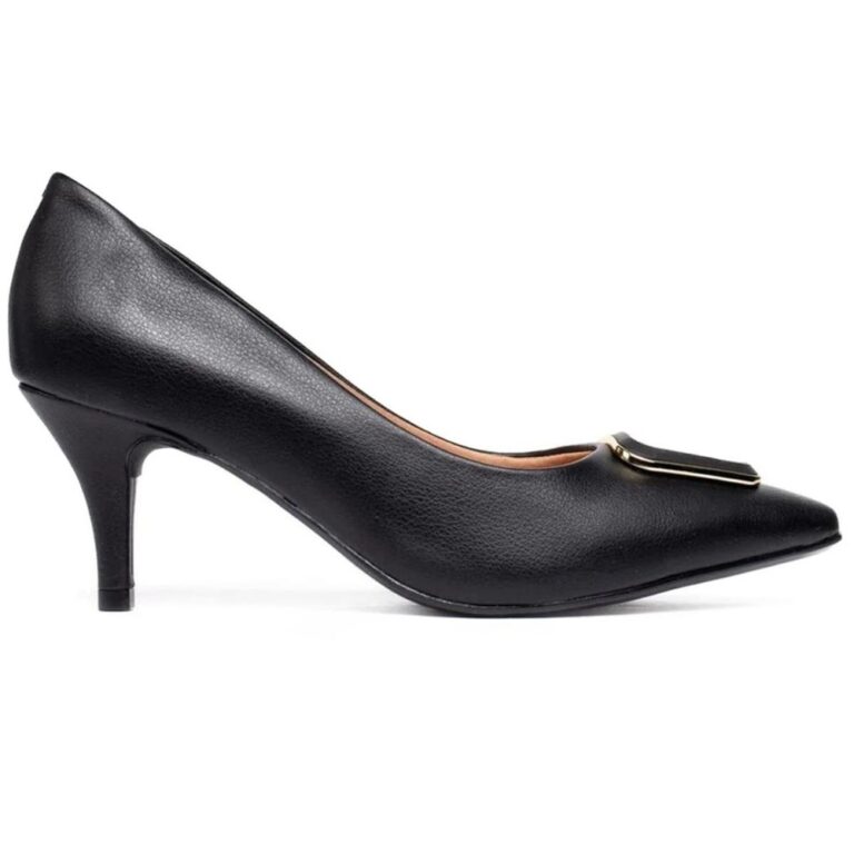 Scarpin Vizzano Detalhe Salto Médio Feminino
