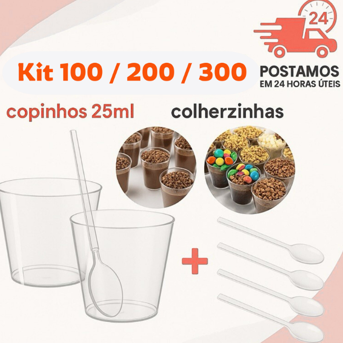 KIT COPINHO 25 ML BRIGADEIRO ACRÍLICO +  MINI COL