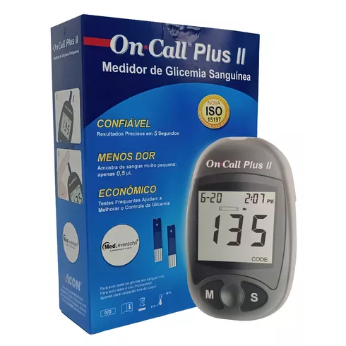 Medidor de Glicemia Sanguínea On-Call Plus II