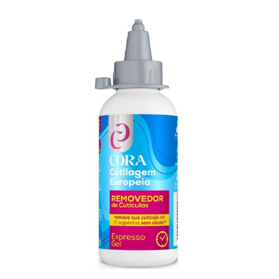 Removedor de Cutículas Kinq Cora Cutilagem Europeia Expresso Gel 100ml