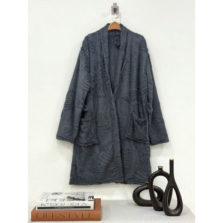 Roupão Aveludado Longo E Grosso Quente Macio Adul