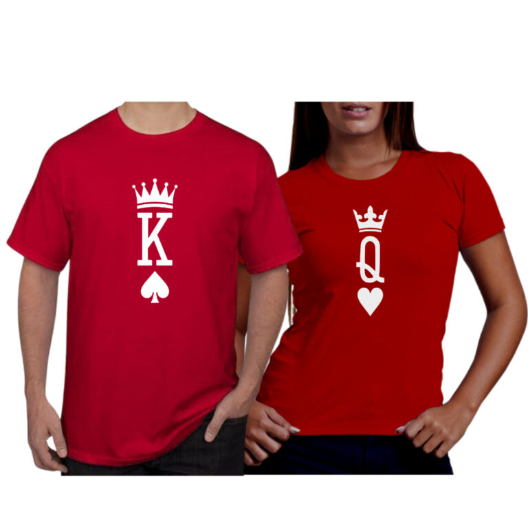 Kit 2 Camisetas Casais Para Namorados Camisas Casa