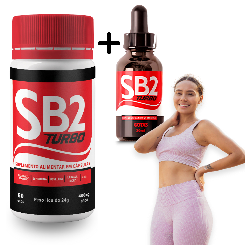 SB2 Turbo Power Kit  1 Cápsulas + 1 Líquido Natural com Nutrientes