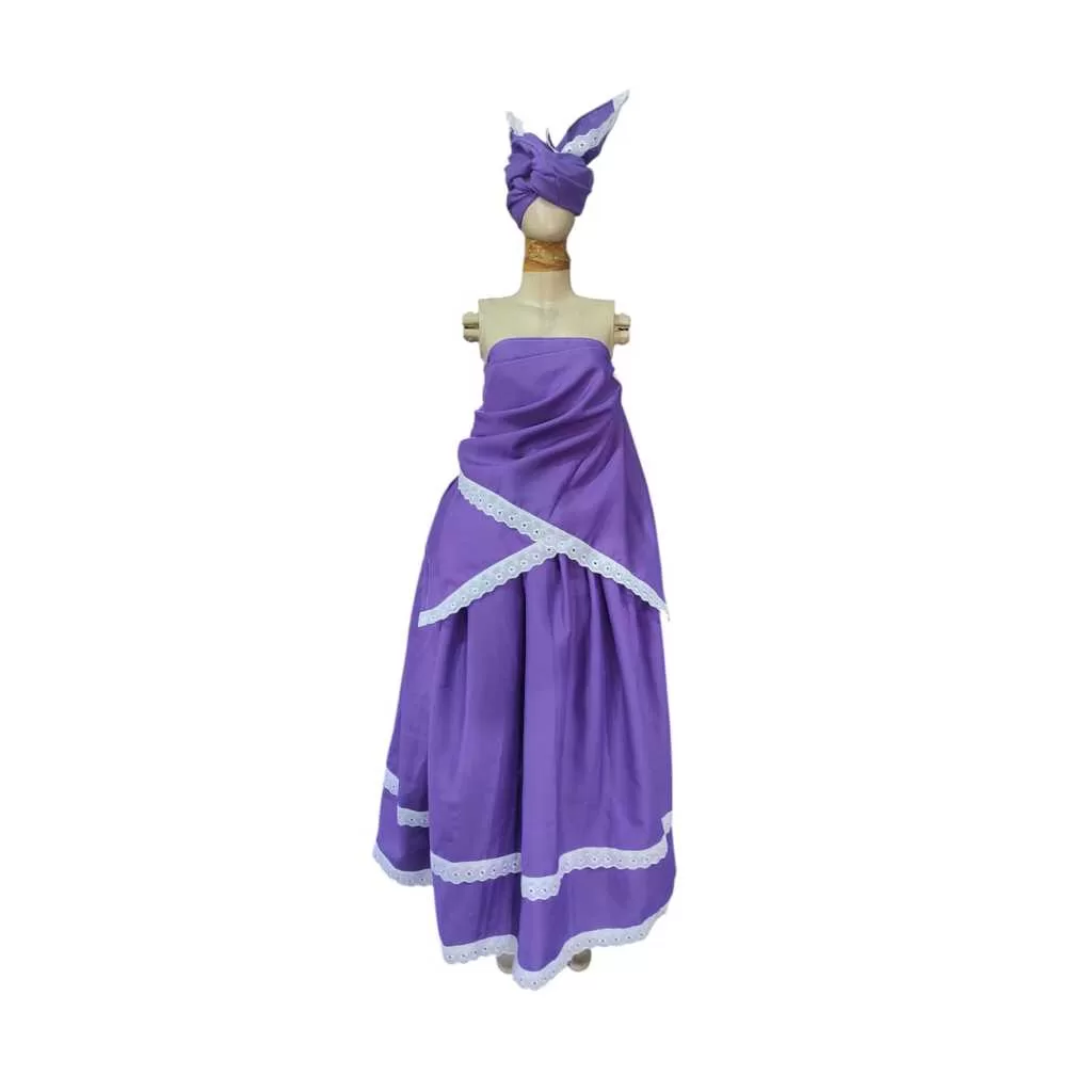 Saia com Pano da costa e Ojá em Oxford – Candomblé