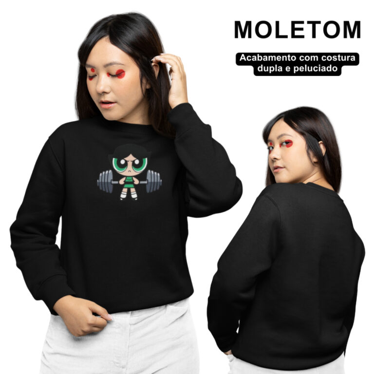 Moletom Flanelado Feminino Gola Careca – Con