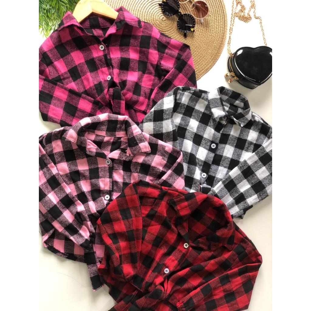 blusa xadrez infantil menina flanelada blusa cropped xadrez flanelada amarração na frente moda blogu