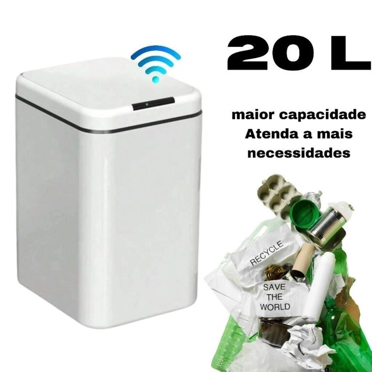 Lixeira com Sensor Automático Inteligente Abre F